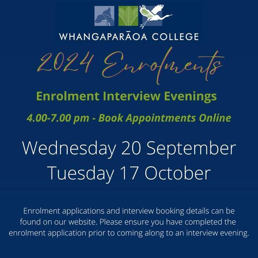 2024 Enrolment Interview Evenings