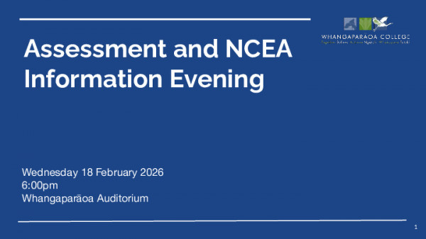 Copy Of Assessment And Ncea Information 2026 ( Publication)